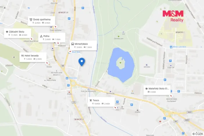 Prodej garáže, Mimoň, Mlýnská stezka, 23 m2