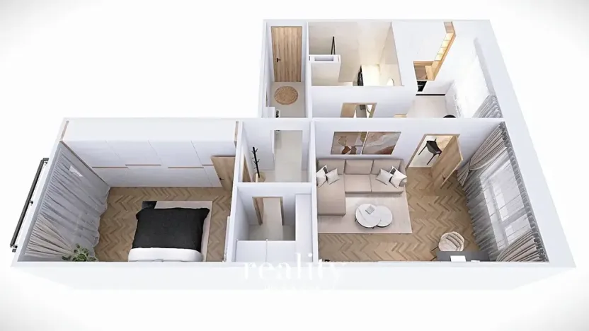 Pronájem bytu 2+1, Znojmo, Pražská, 57 m2