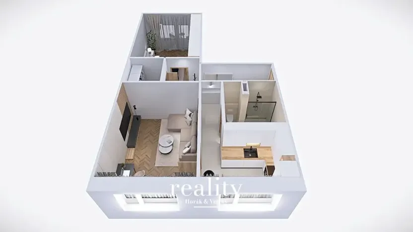 Pronájem bytu 2+1, Znojmo, Pražská, 57 m2