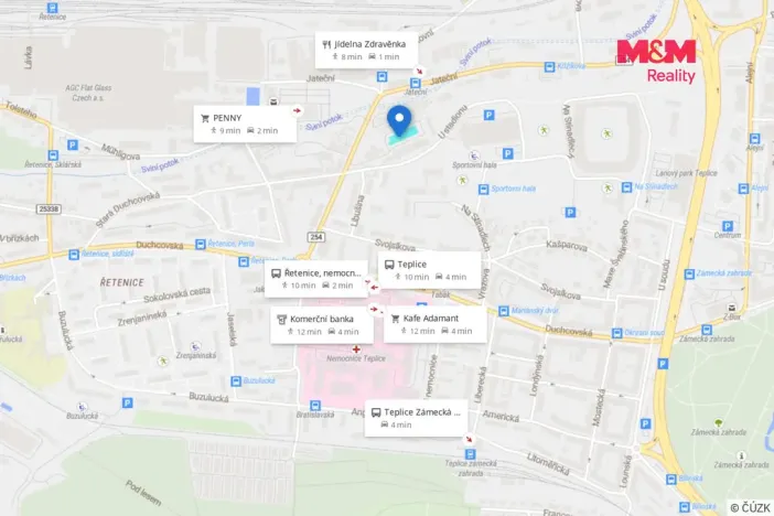 Pronájem obchodního prostoru, Teplice, Libušina, 1100 m2