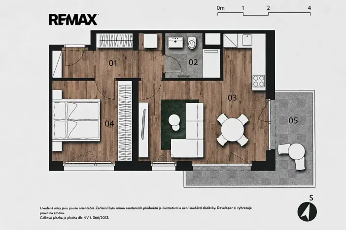 Prodej bytu 2+kk, Praha - Černý Most, Arnošta Valenty, 59 m2