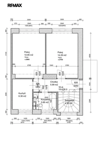 Pronájem bytu 4+1, Praha - Košíře, Urbanova, 90 m2