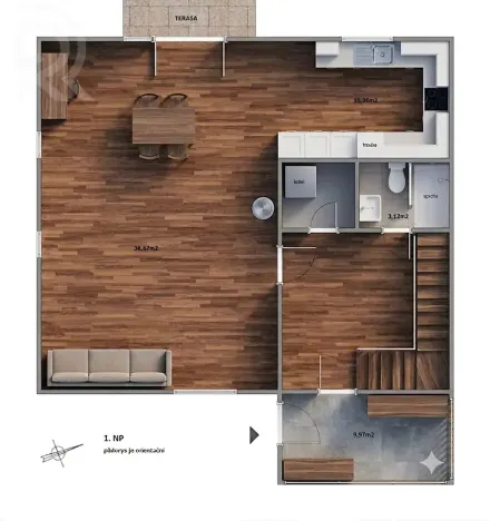 Prodej rodinného domu, Praha - Zadní Kopanina, Chaloupky, 124 m2