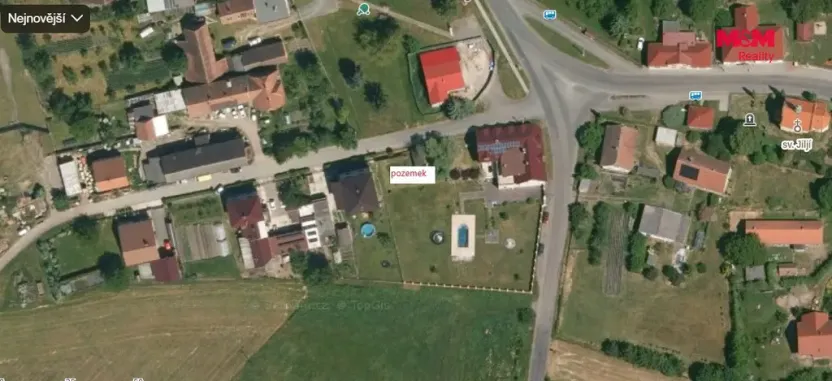 Prodej pozemku pro bydlení, Újezd u Přelouče, 800 m2