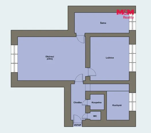 Prodej bytu 3+1, Klášterec nad Ohří - Miřetice u Klášterce nad Ohří, Václava Řezáče, 64 m2