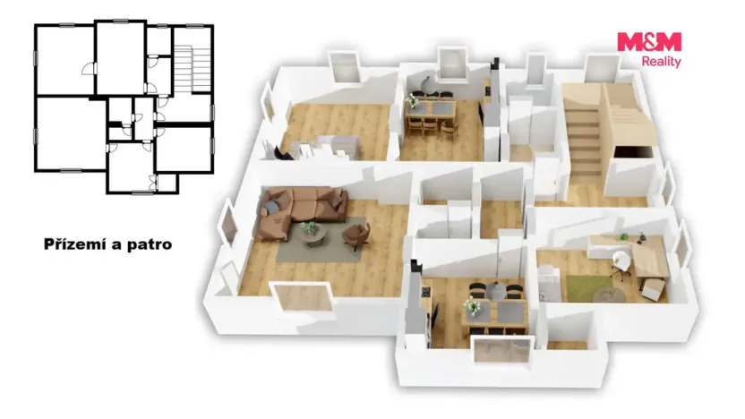 Prodej bytu 2+1, Úpice, Puškinova, 336 m2