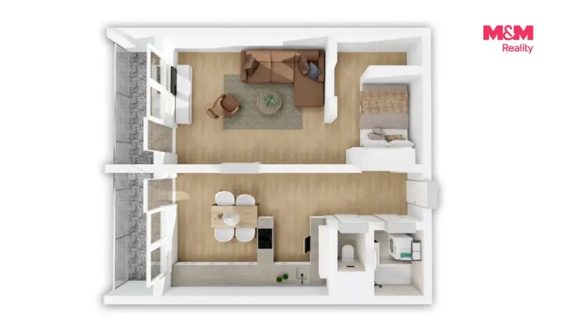 Prodej bytu 1+1, Praha - Kamýk, Imrychova, 48 m2