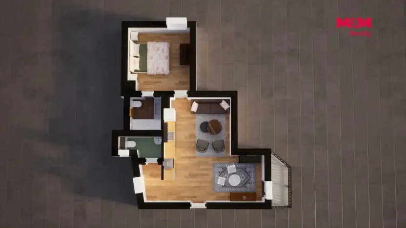 Prodej bytu 2+kk, Praha - Malá Strana, Tržiště, 57 m2