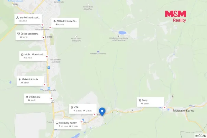 Prodej pozemku pro bydlení, Červená Voda, 2103 m2