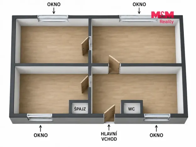 Prodej rodinného domu, Ostrava - Slezská Ostrava, Fišerova, 55 m2