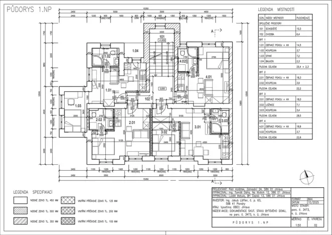 Prodej bytu 1+kk, Jihlava, Seifertova, 22 m2