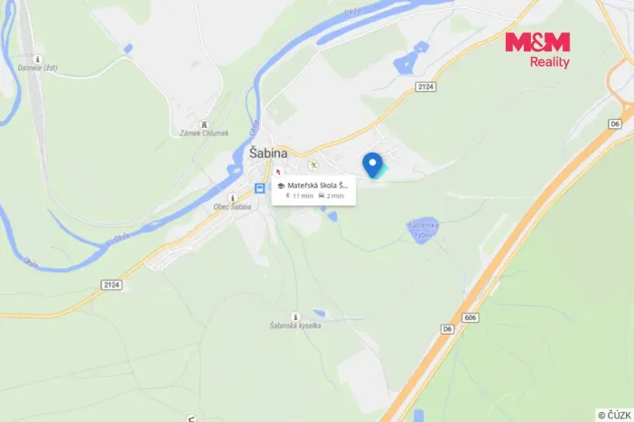 Prodej pozemku pro bydlení, Šabina, 4651 m2