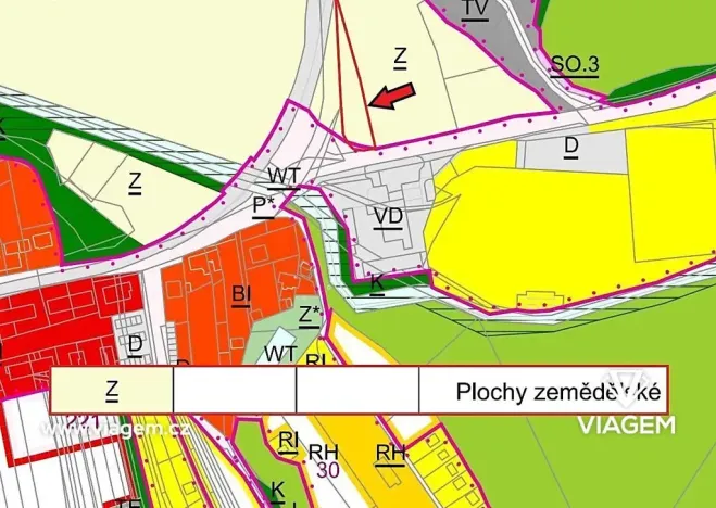 Prodej podílu komerčního pozemku, Koryčany, 336 m2