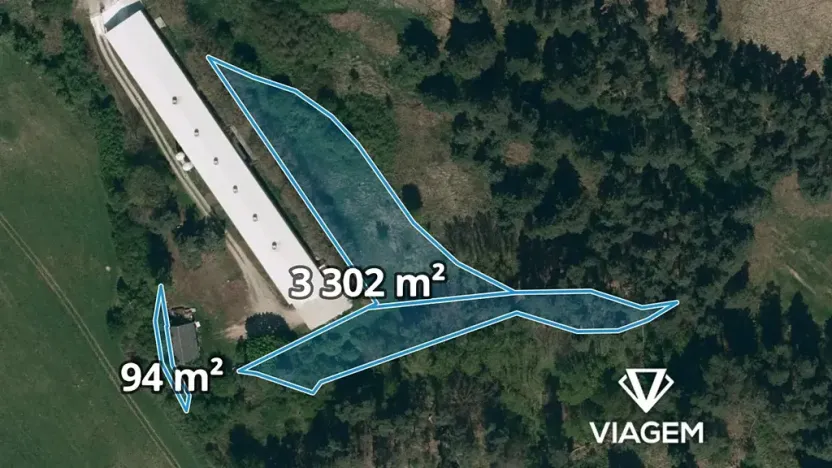 Prodej podílu lesa, Pyšel, 1132 m2