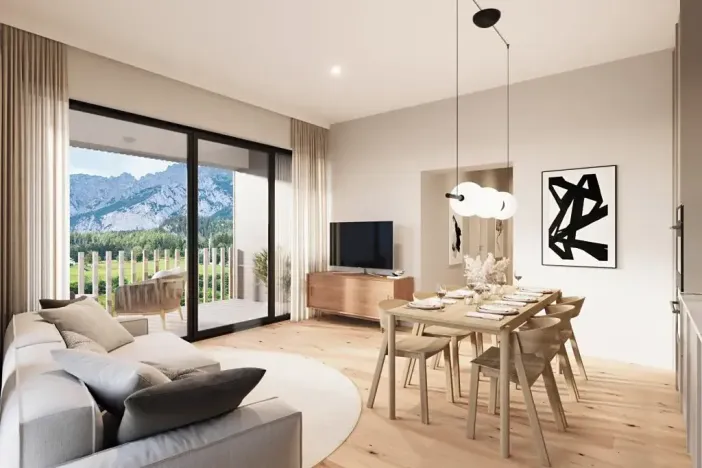 Prodej bytu 2+kk, Gröbming, Rakousko, 49 m2