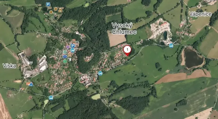 Prodej pozemku pro bydlení, Vysoký Chlumec, 5367 m2