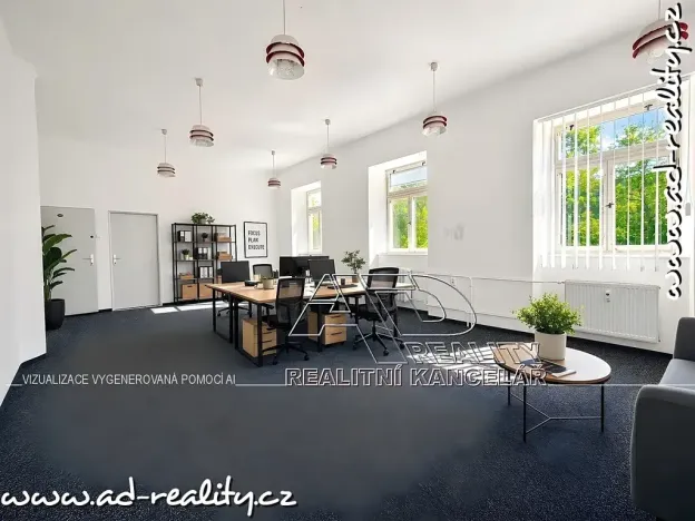 Pronájem kanceláře, České Budějovice, Kanovnická, 210 m2