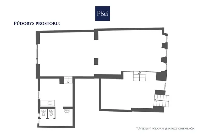 Pronájem obchodního prostoru, Třebíč, Hasskova, 127 m2