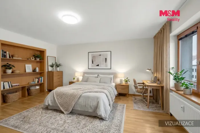 Pronájem bytu 2+kk, Praha - Bohnice, Bohnická, 55 m2