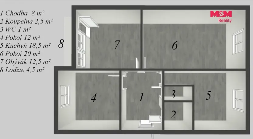 Prodej bytu 3+1, Nejdek, Jiráskova, 79 m2