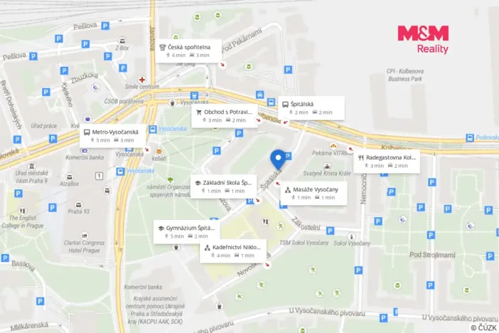 Prodej bytu 2+kk, Praha, Špitálská, 52 m2