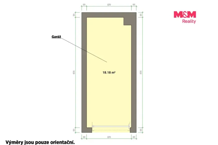 Pronájem garáže, Mariánské Lázně, Stavbařů, 19 m2