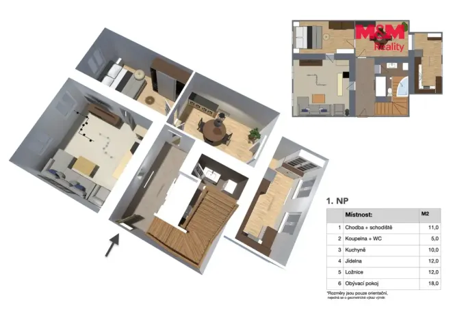 Prodej rodinného domu, Smidary, Náměstí Prof. Babáka, 137 m2