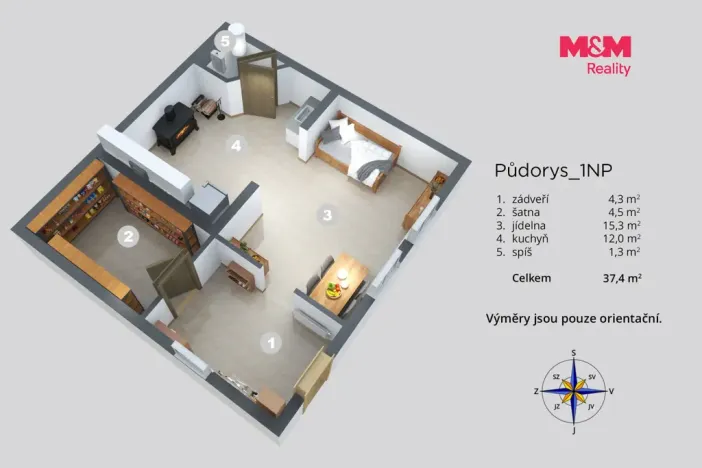 Prodej chalupy, Slunečná, 84 m2