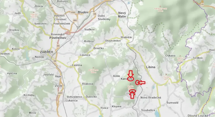 Prodej podílu lesa, Nová Hradečná, 6798 m2