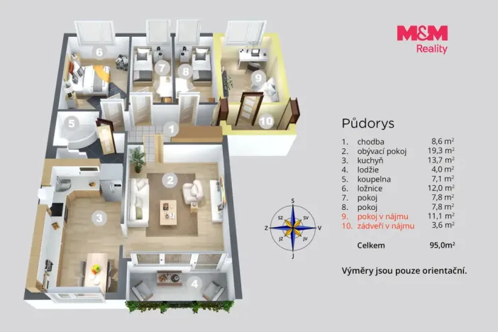 Prodej bytu 3+1, Ústí nad Labem, Poláčkova, 80 m2