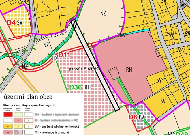 Prodej komerčního pozemku, Dnešice, 2680 m2