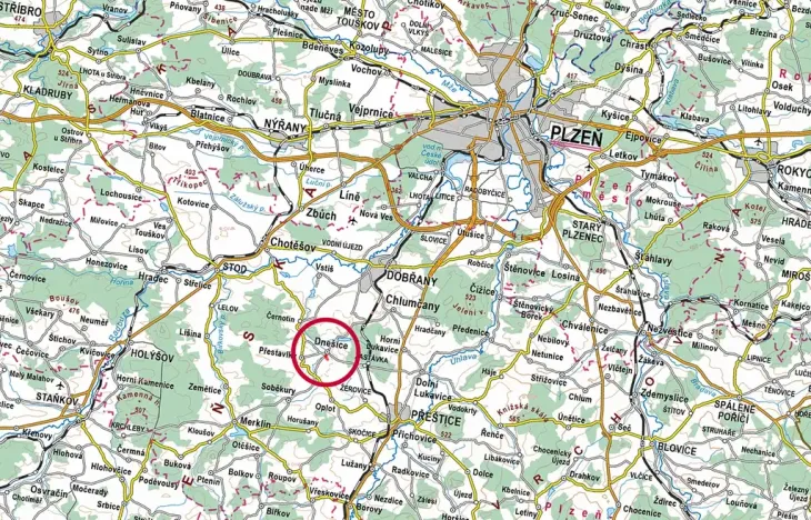 Prodej komerčního pozemku, Dnešice, 2680 m2