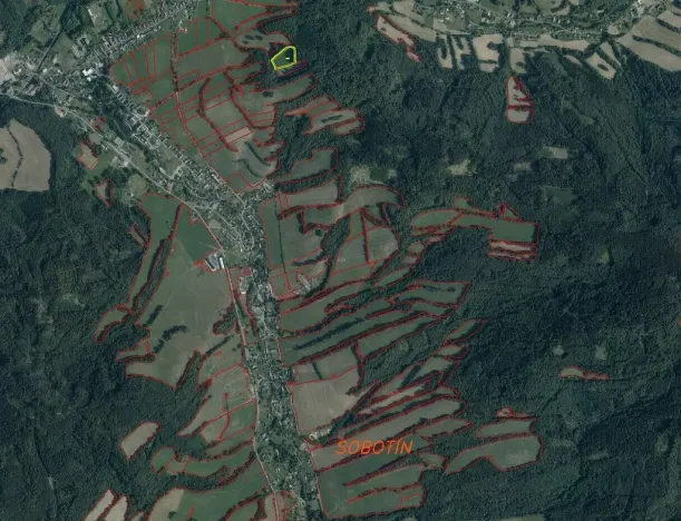 Prodej pozemku, Sobotín, 10593 m2