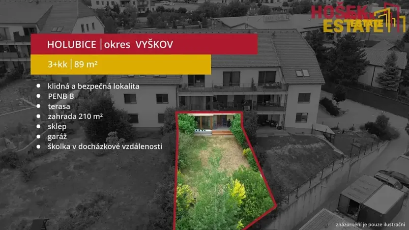 Prodej bytu 3+kk, Holubice, 89 m2