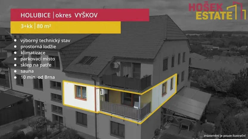 Prodej bytu 3+kk, Holubice, 80 m2
