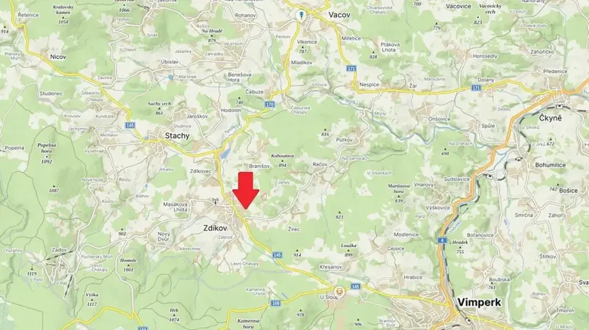 Prodej zahrady, Zdíkov, 389 m2