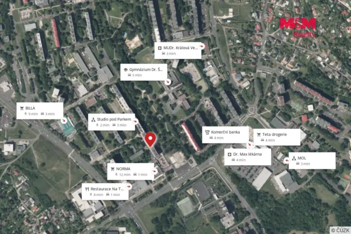Prodej bytu 3+1, Ústí nad Labem - Severní Terasa, Pod Parkem, 85 m2
