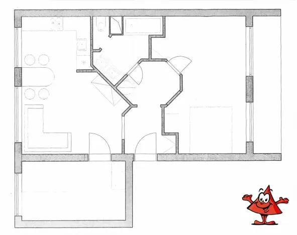 Pronájem bytu 3+kk, Praha - Střížkov, Teplická, 68 m2