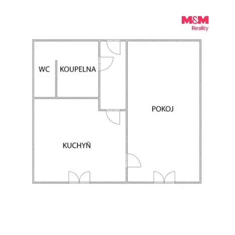 Pronájem bytu 1+1, Karlovy Vary - Rybáře, Sibiřská, 37 m2