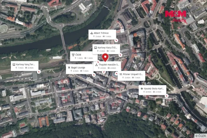 Pronájem obchodního prostoru, Karlovy Vary, Varšavská, 65 m2