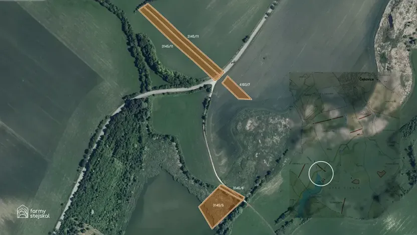 Prodej pole, Čejkovice, 194311 m2