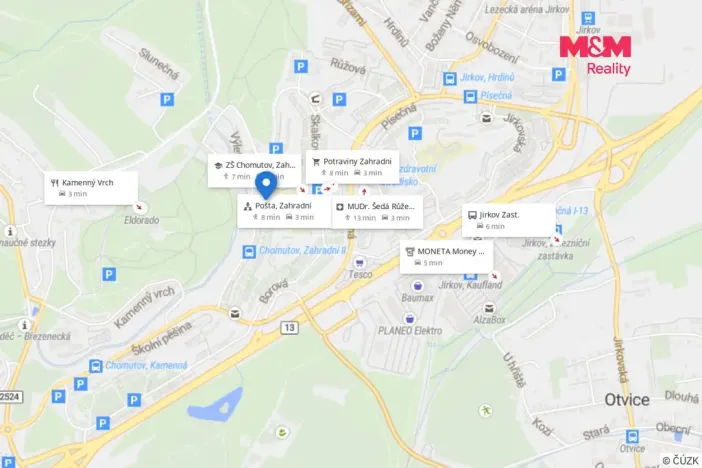 Prodej bytu 1+1, Chomutov, Zahradní, 35 m2