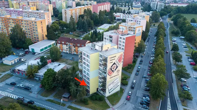 Pronájem bytu 1+kk, Jindřichův Hradec, sídliště U Nádraží, 26 m2