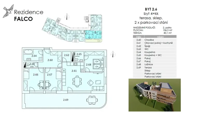 Prodej bytu 4+kk, Bakov nad Jizerou, 106 m2