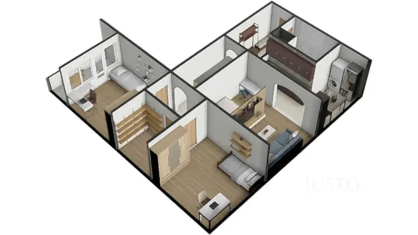 Prodej bytu 3+1, Strakonice, Sídliště 1. máje, 74 m2