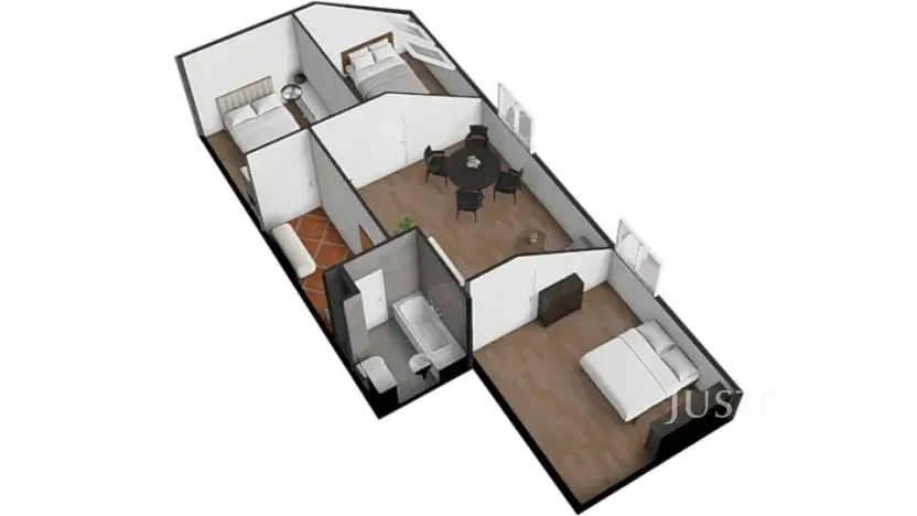 Prodej bytu 4+kk, Písek, Pražská, 71 m2