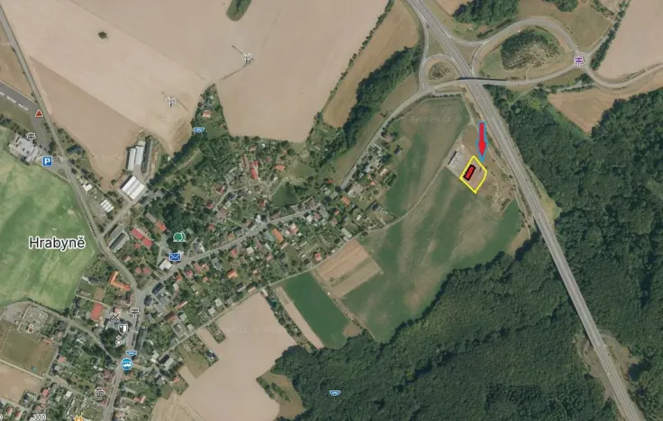 Pronájem skladu, Hrabyně, 520 m2