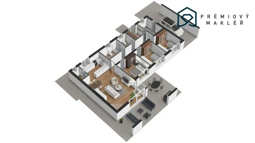 Prodej pozemku, Most, 826 m2