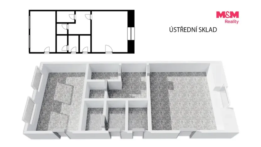 Pronájem výrobních prostor, Dubenec, 453 m2