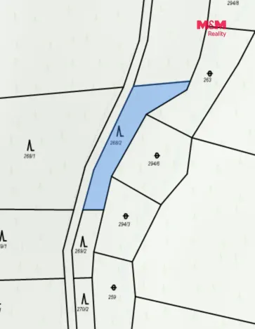 Prodej lesa, Řepníky, 562 m2
